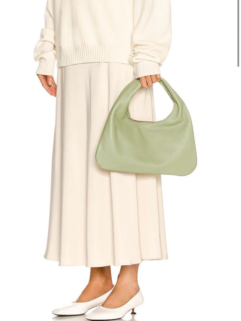 The Row Women’s Small Everyday Leather Shoulder Bag in Green